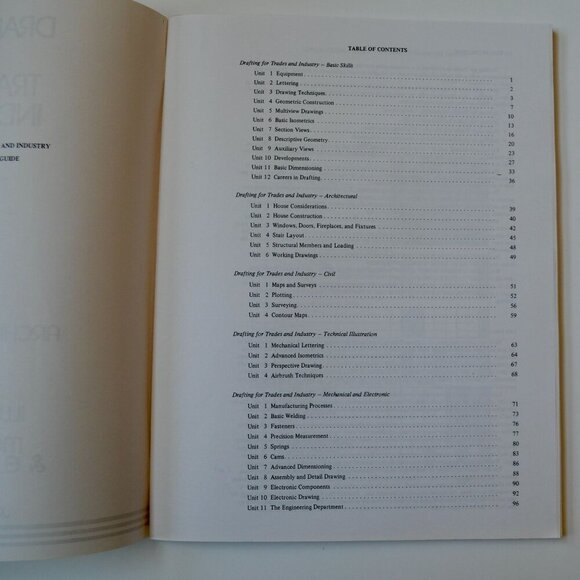 Drafting for Trades & Industry Instructor's Guide Book New - Picture 4 of 5